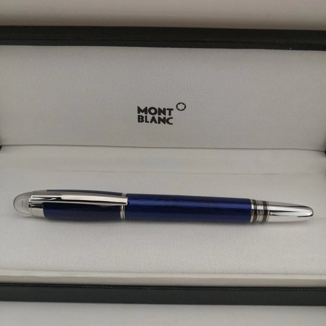 Montblanc Montblanc Blue Collection Signature Resin Chrome Pen - Buy on Mulebuy Sheets