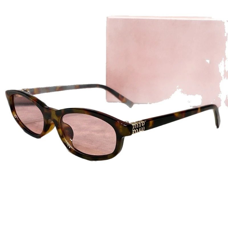 Miu Miu Round Black Oversized Sunglasses
