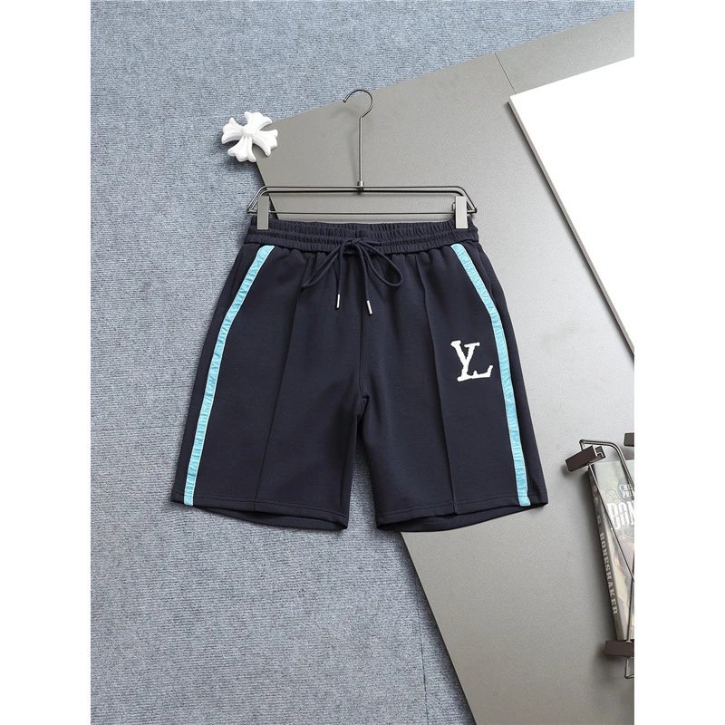 Louis Vuitton Black and Blue Shorts