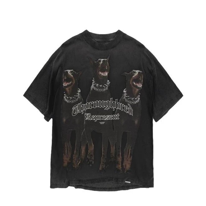Represent Owners Club Black Light Blue Dark Green Gray Pink Navy Royal Blue Brown Graphic T-Shirt