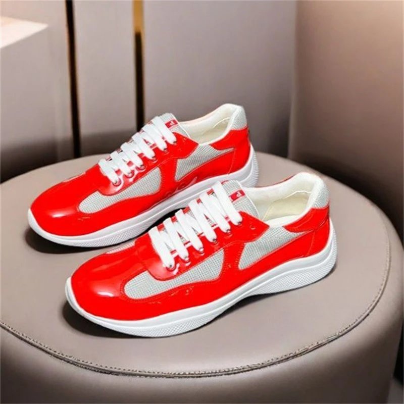 Prada Red Sneakers