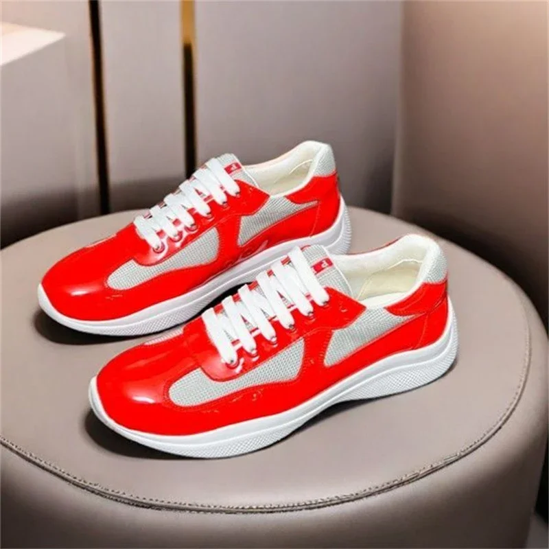Prada Red Sneakers