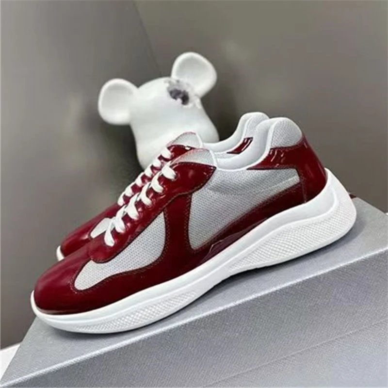 Prada Red Sneakers