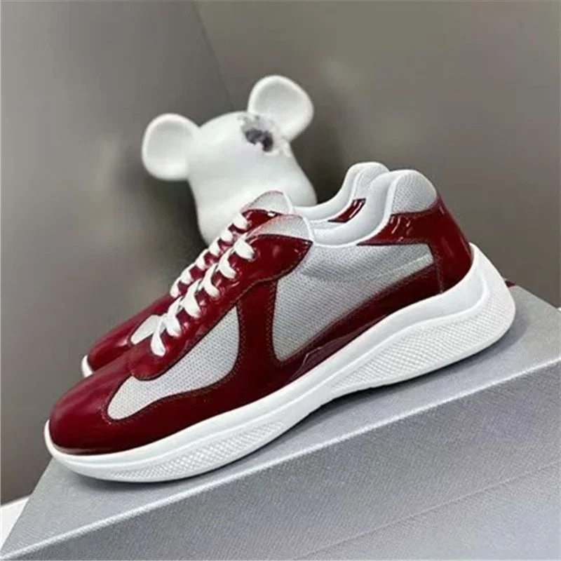 Prada Red Sneakers