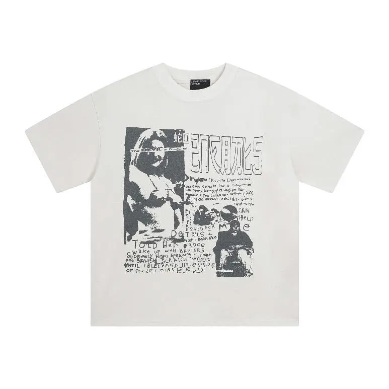 Snake印蛇白T-Shirt