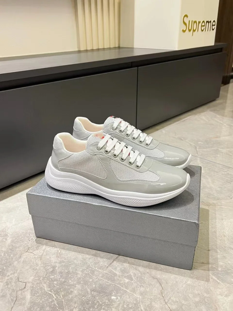 Prada Speedy Grey Sn