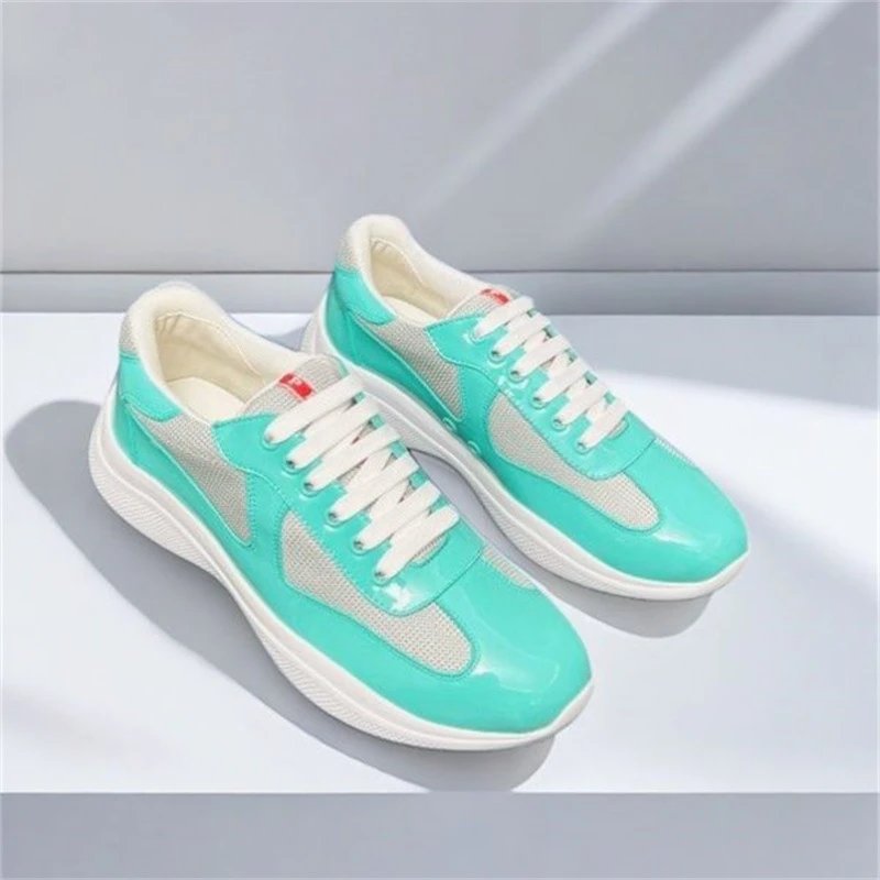 Prada Lace-Up Turquo