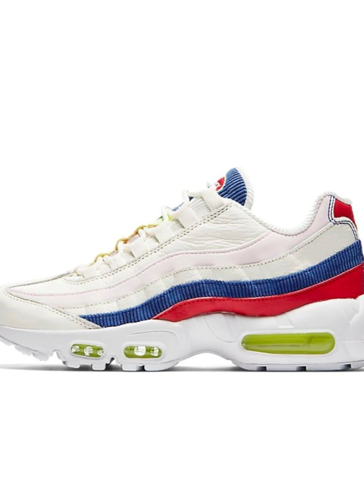 Nike Air Max 95 White Quilted Casual Sneakers