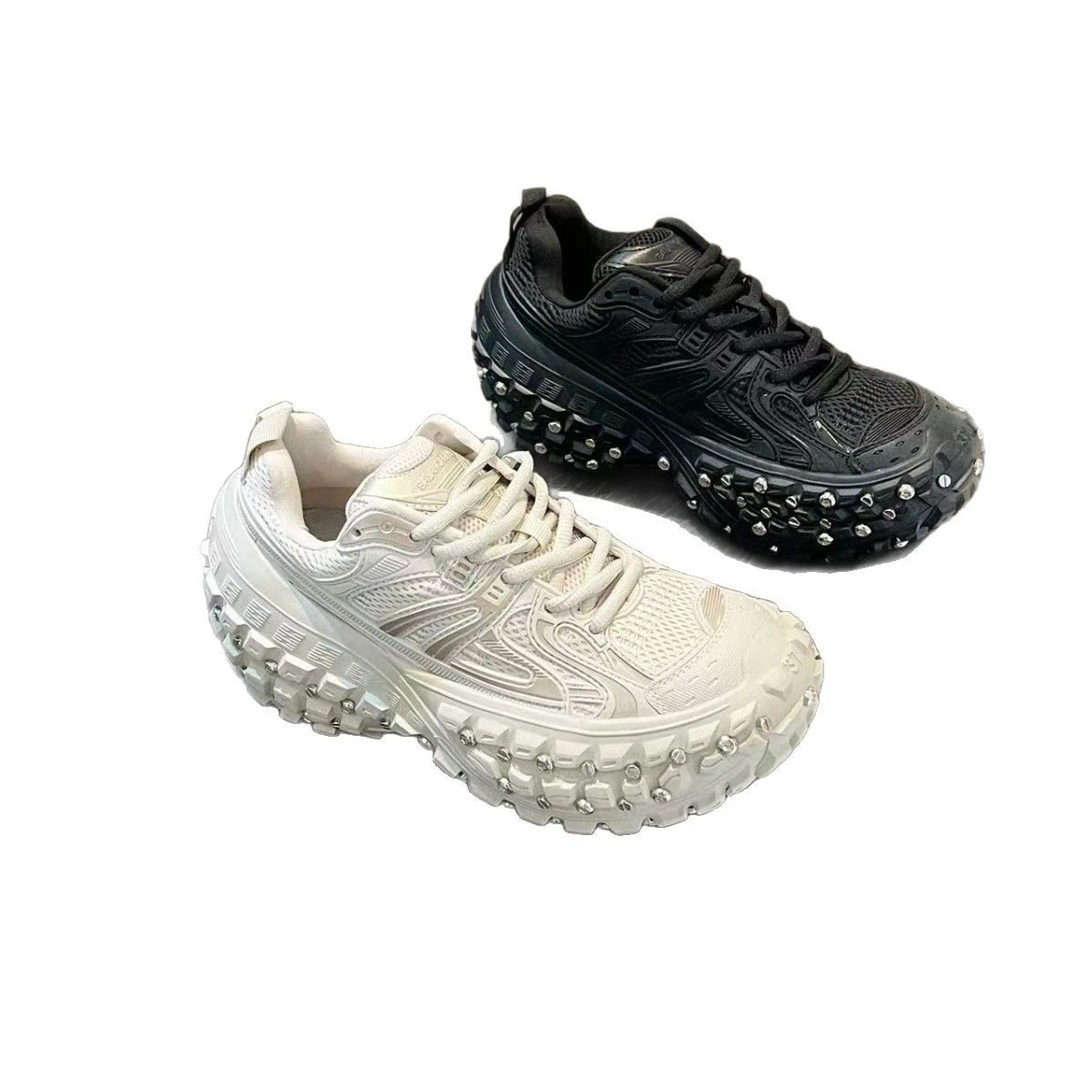 B Brand Studded Tire Dad Sneakers