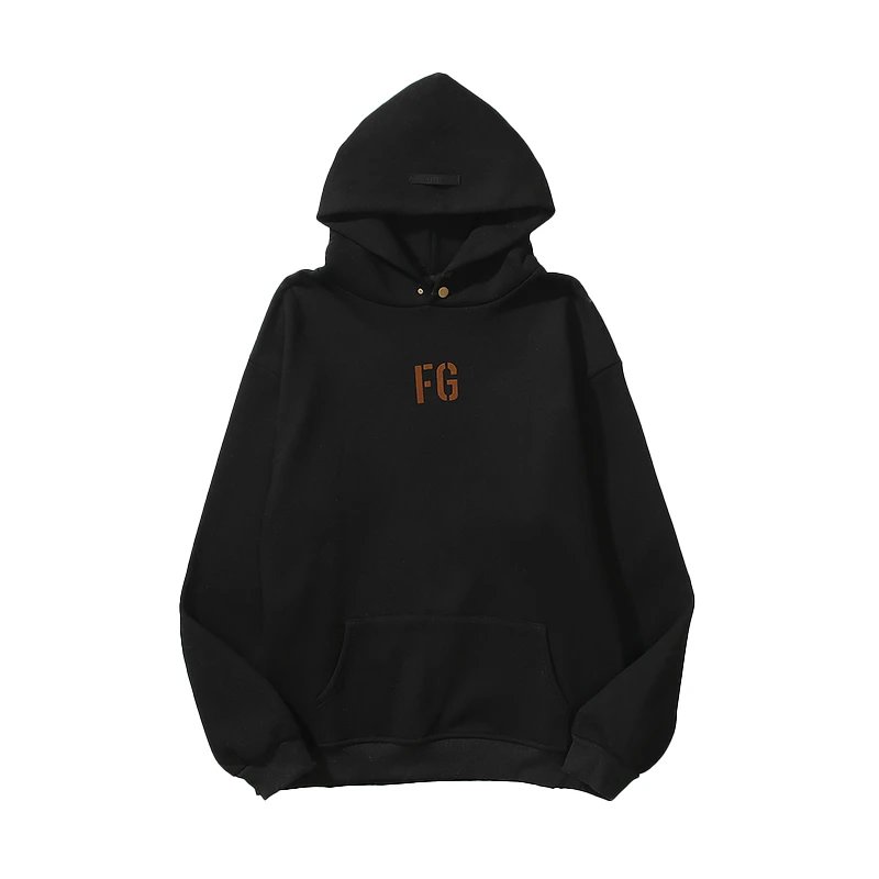 Fear Of God FG Beige Oversized Hoodie
