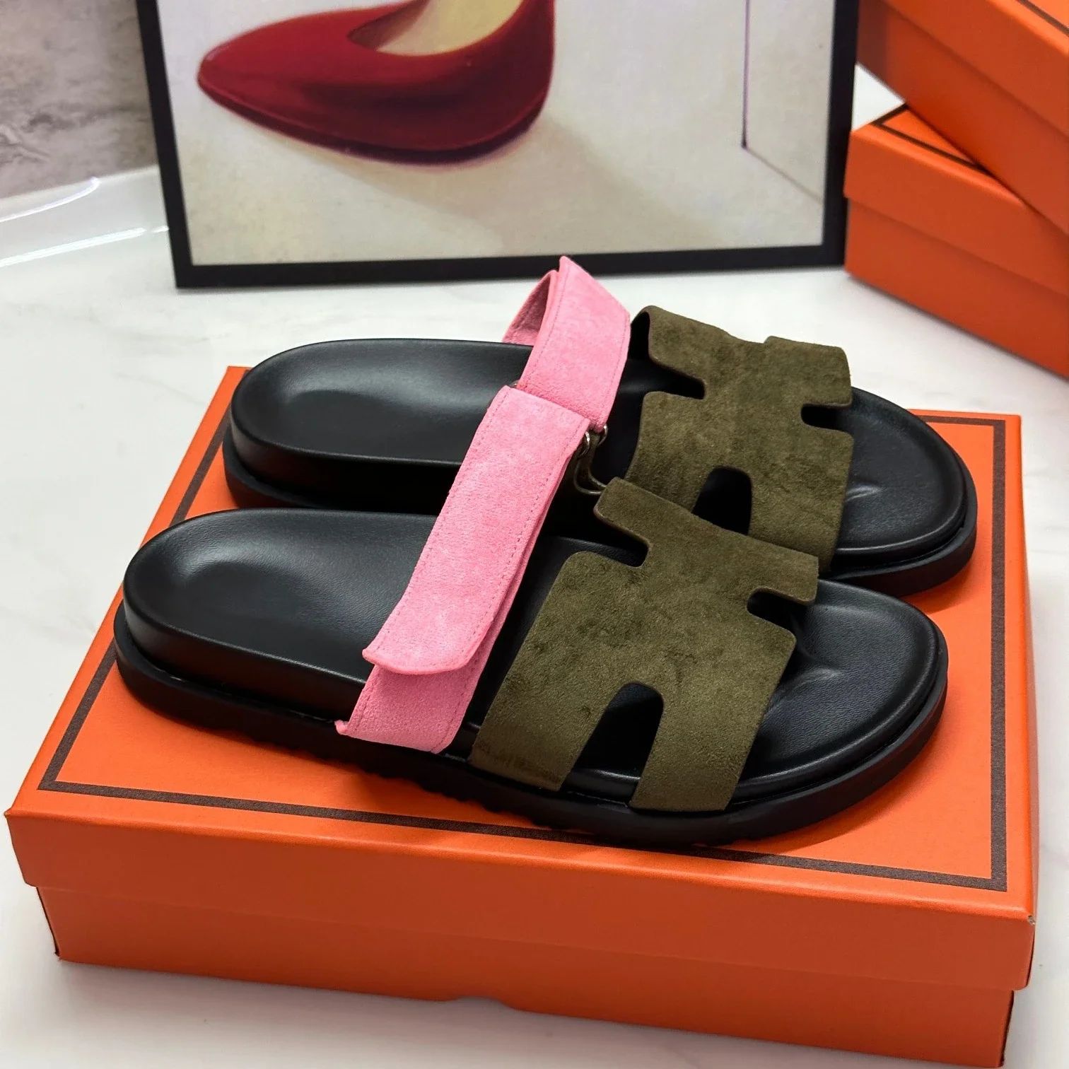 Hermès Pink and Gree