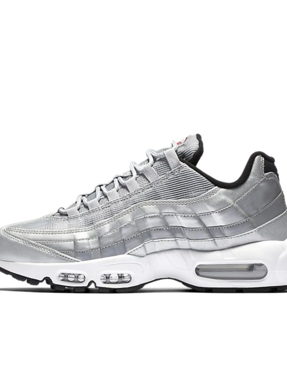 Nike Air Max 95 White Quilted Casual Sneakers