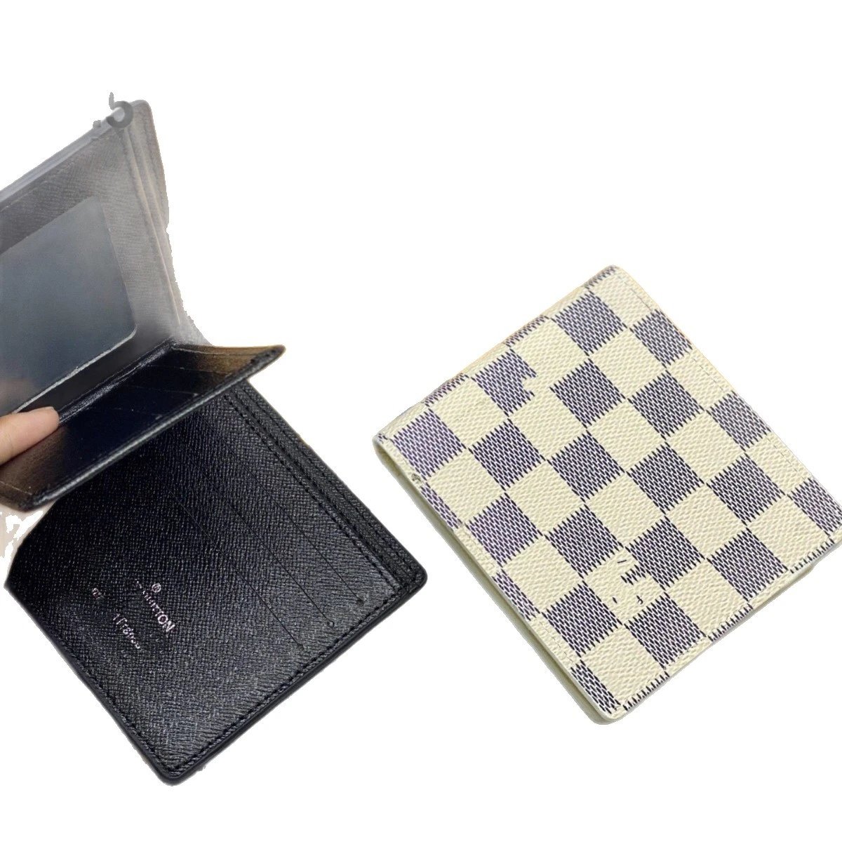 Louis Vuitton Multiple Black Monogram Leather Wallet