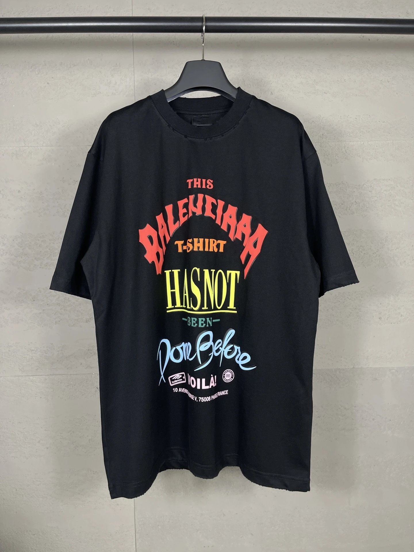 Balenciaga Oversized Graphic Print T-Shirt