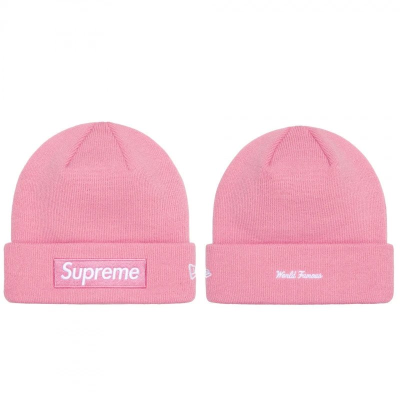 Supreme New Era Navy Box Logo Beanie