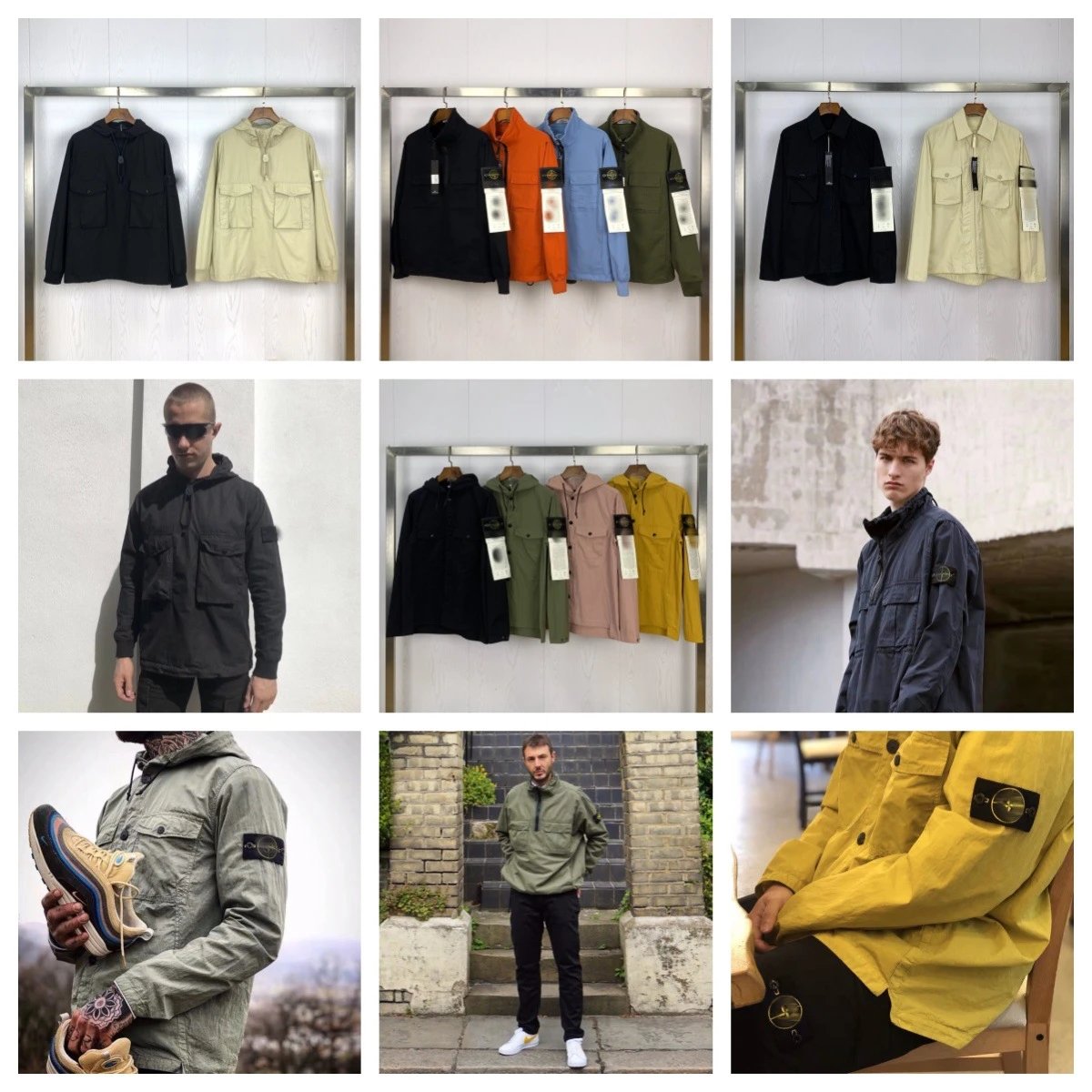 Stone Island Shadow Project Olive Green Hooded Field Jacket