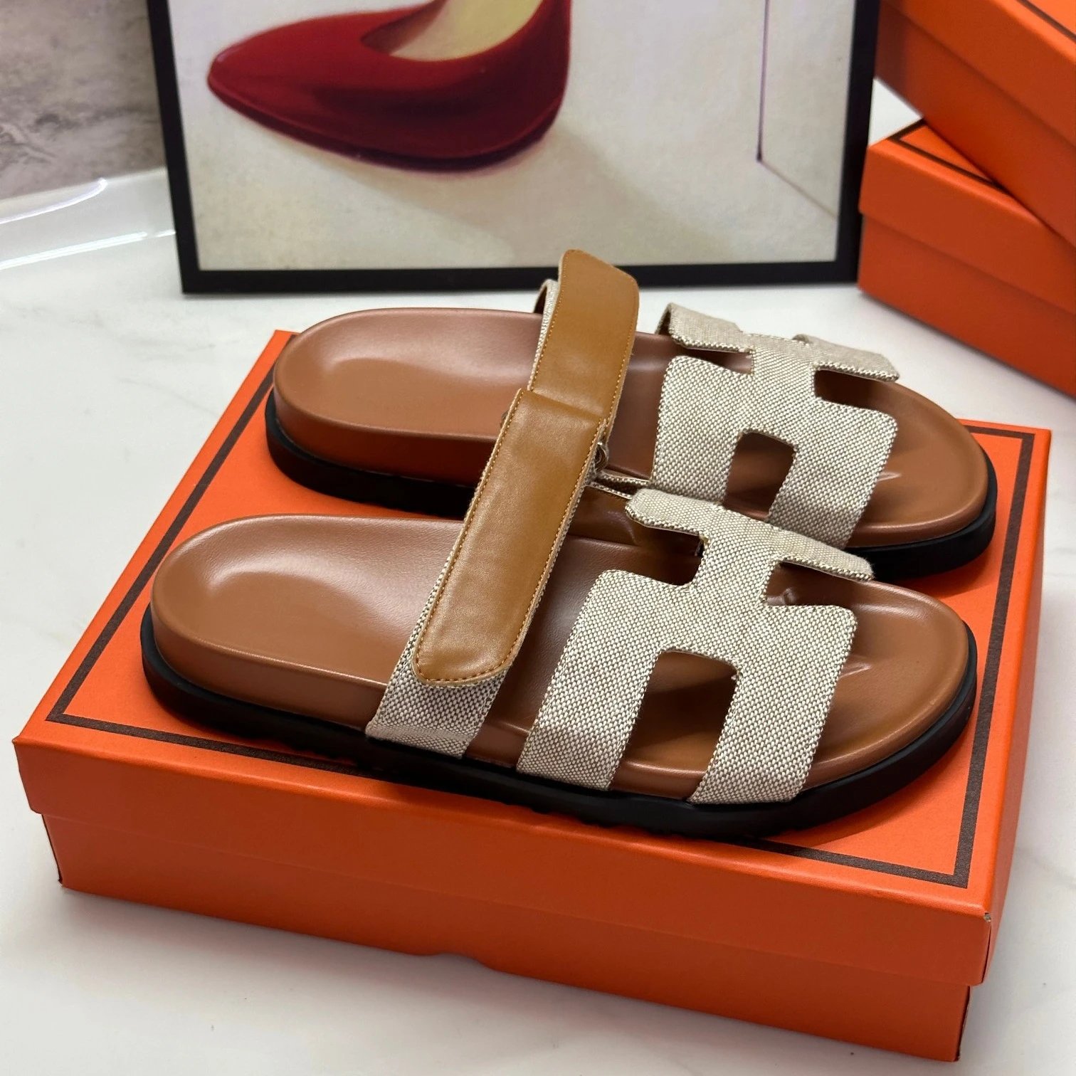 Hermès H Beige Sanda