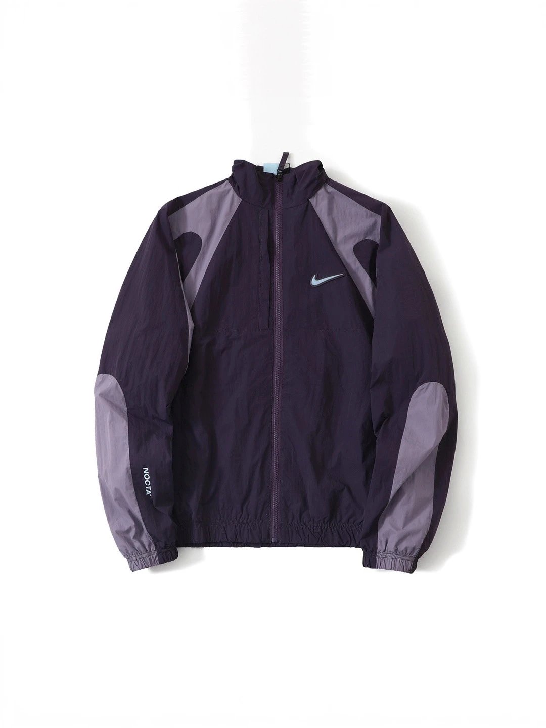 Nike Windrunner Black Purple Yellow Colorblock Track Jacket