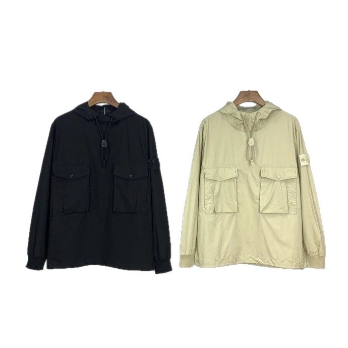 Stone Island Shadow Project Olive Green Hooded Field Jacket