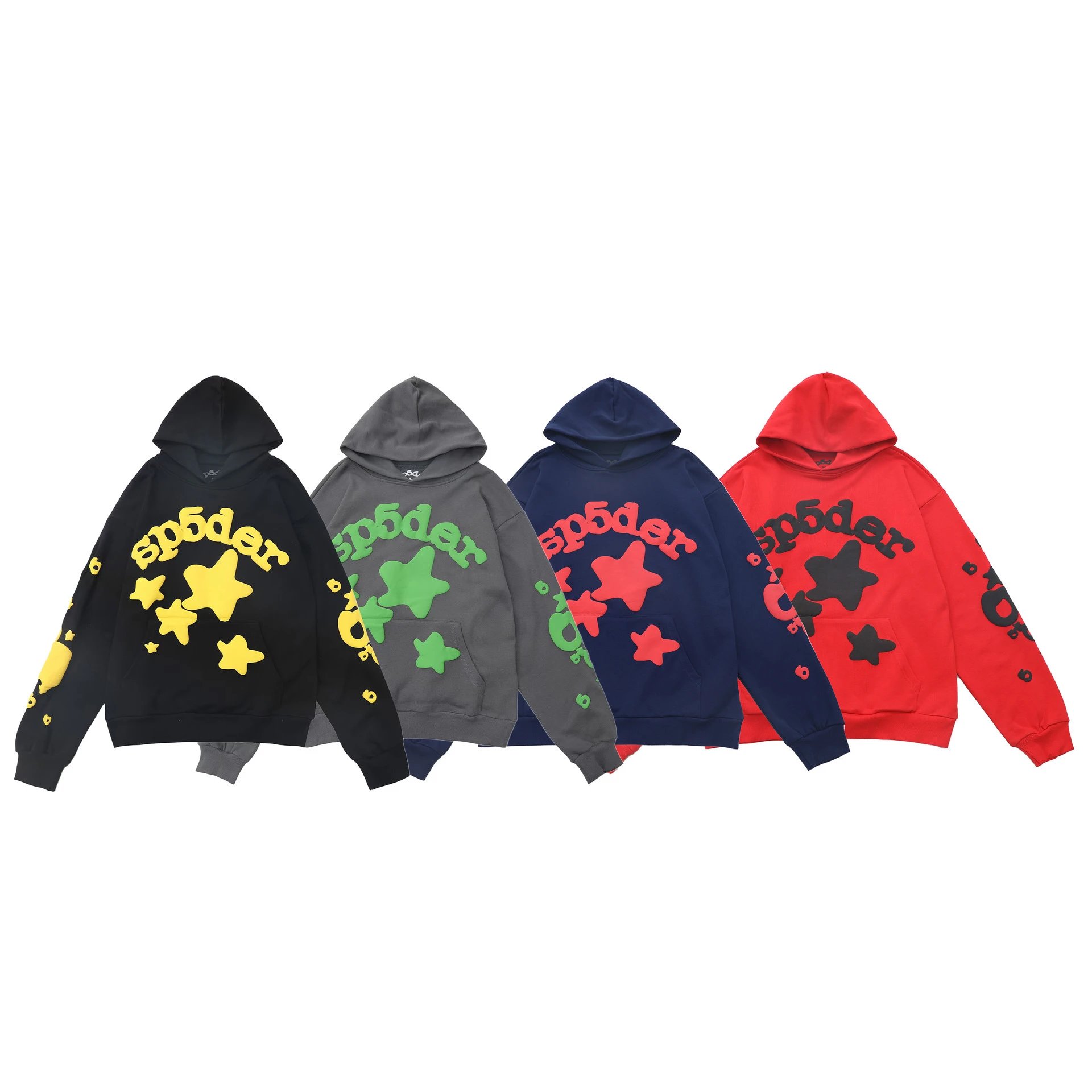 Sp5der Spiderweb Graphic Hooded Sweatshirt