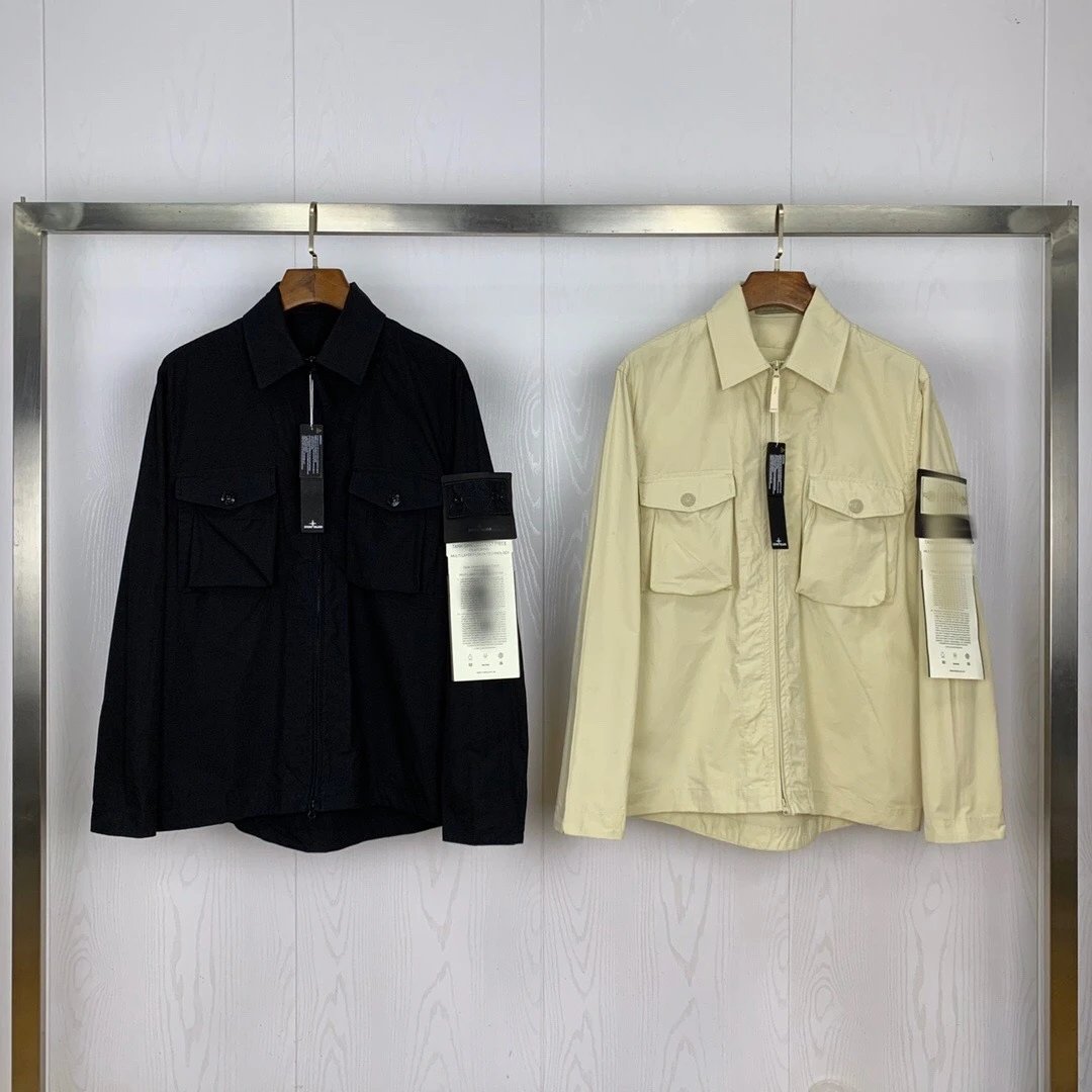 Stone Island Shadow Project Olive Green Hooded Field Jacket