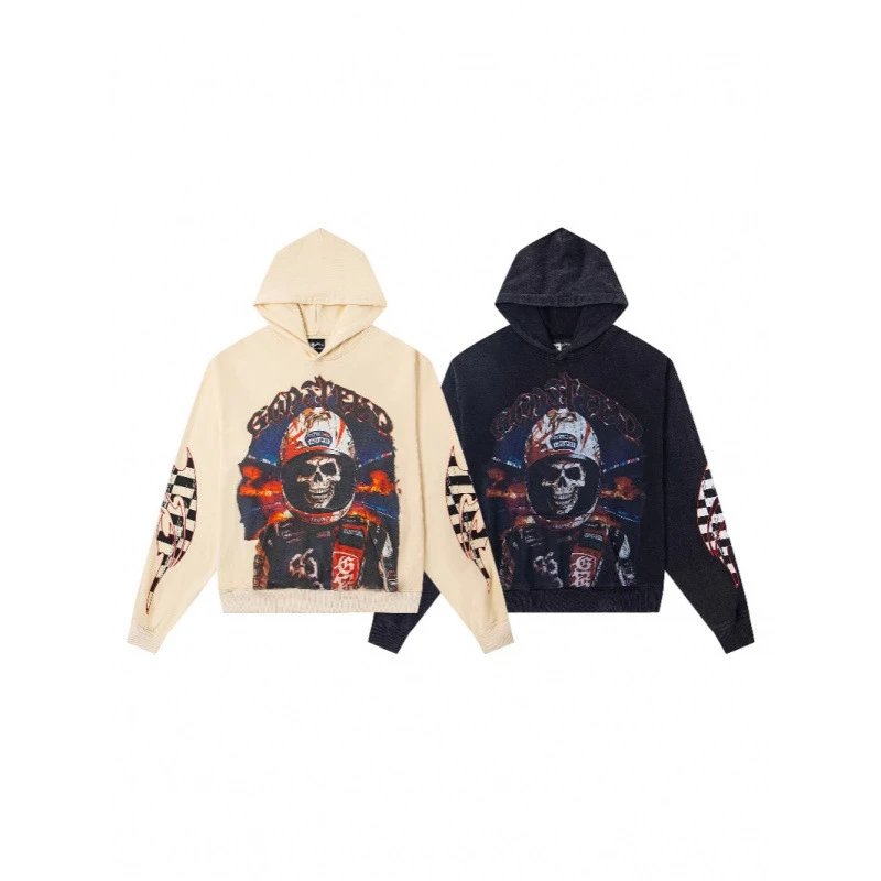 Guns N' Roses Graphic Hooded Sweatshirt Collection Multicolor Rock Style