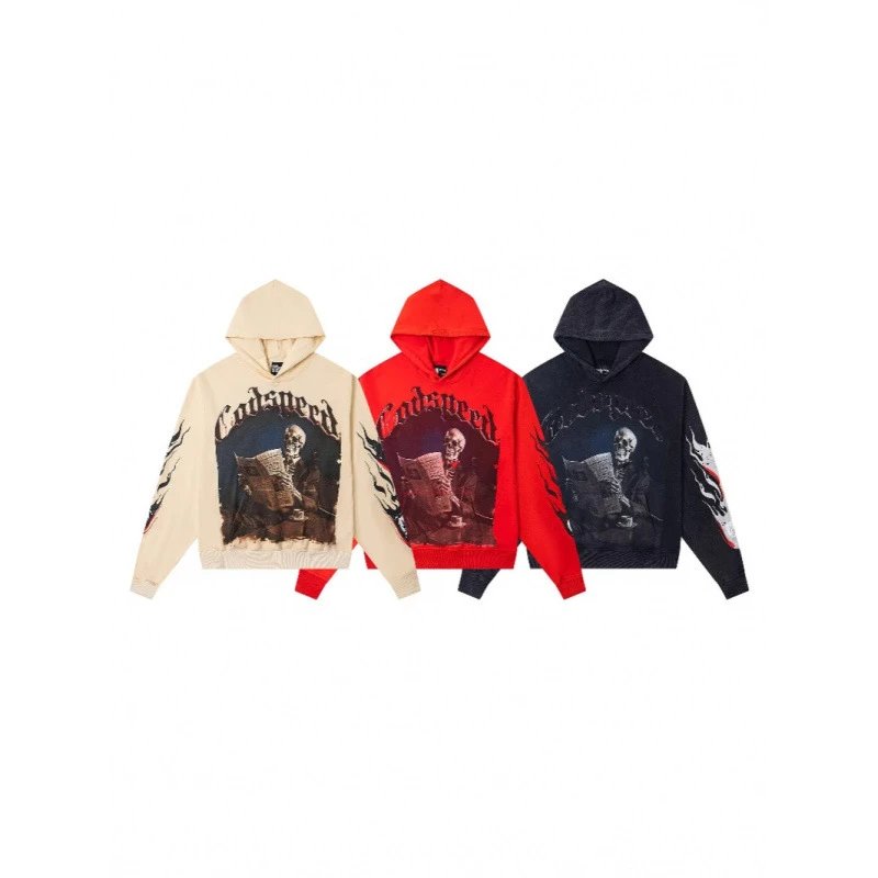 Guns N' Roses Graphic Hooded Sweatshirt Collection Multicolor Rock Style