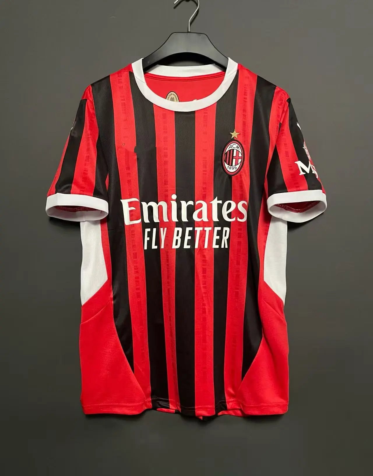 AC Milan Red and Black Striped