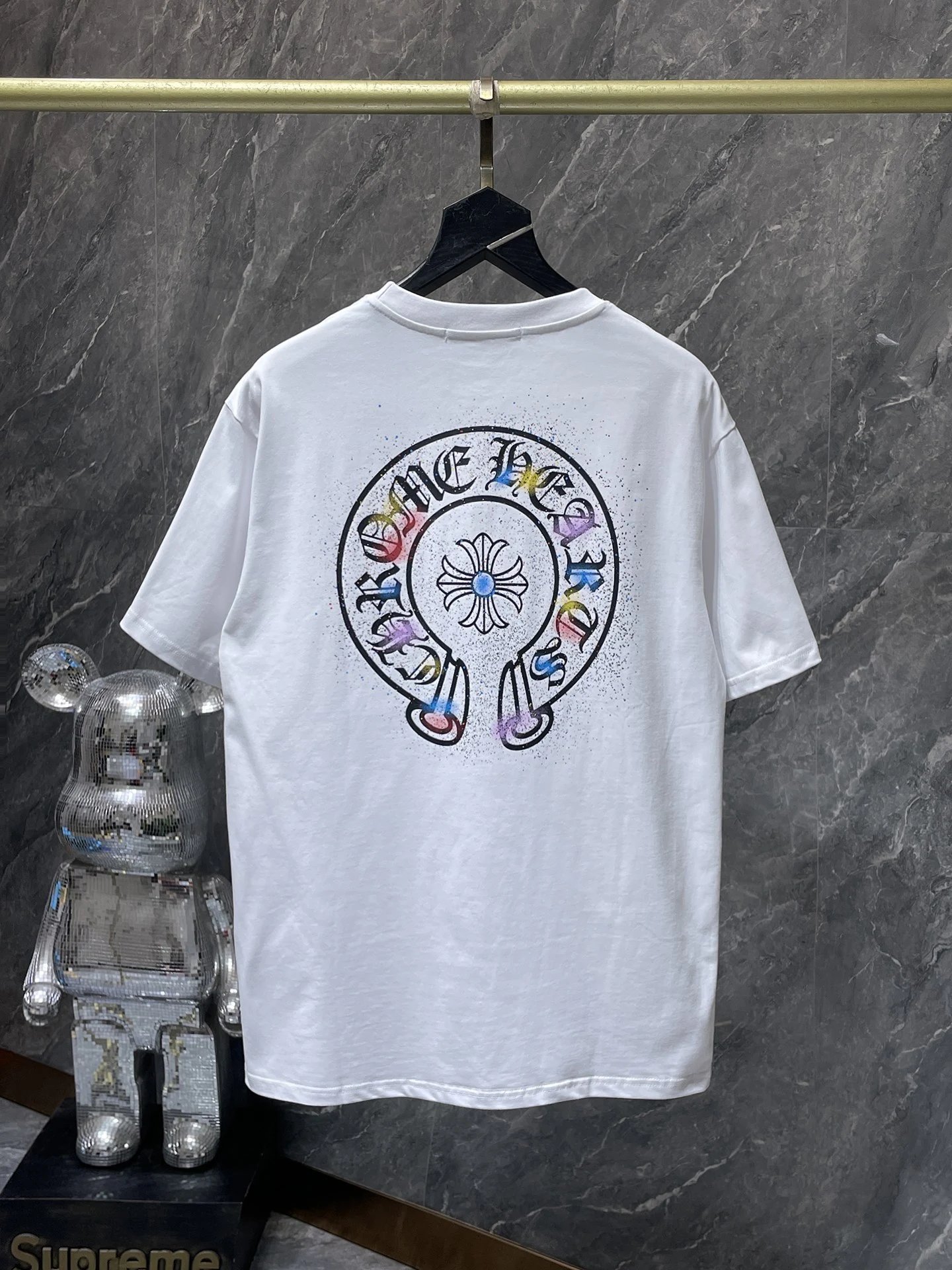 Chrome Hearts White Short Slee
