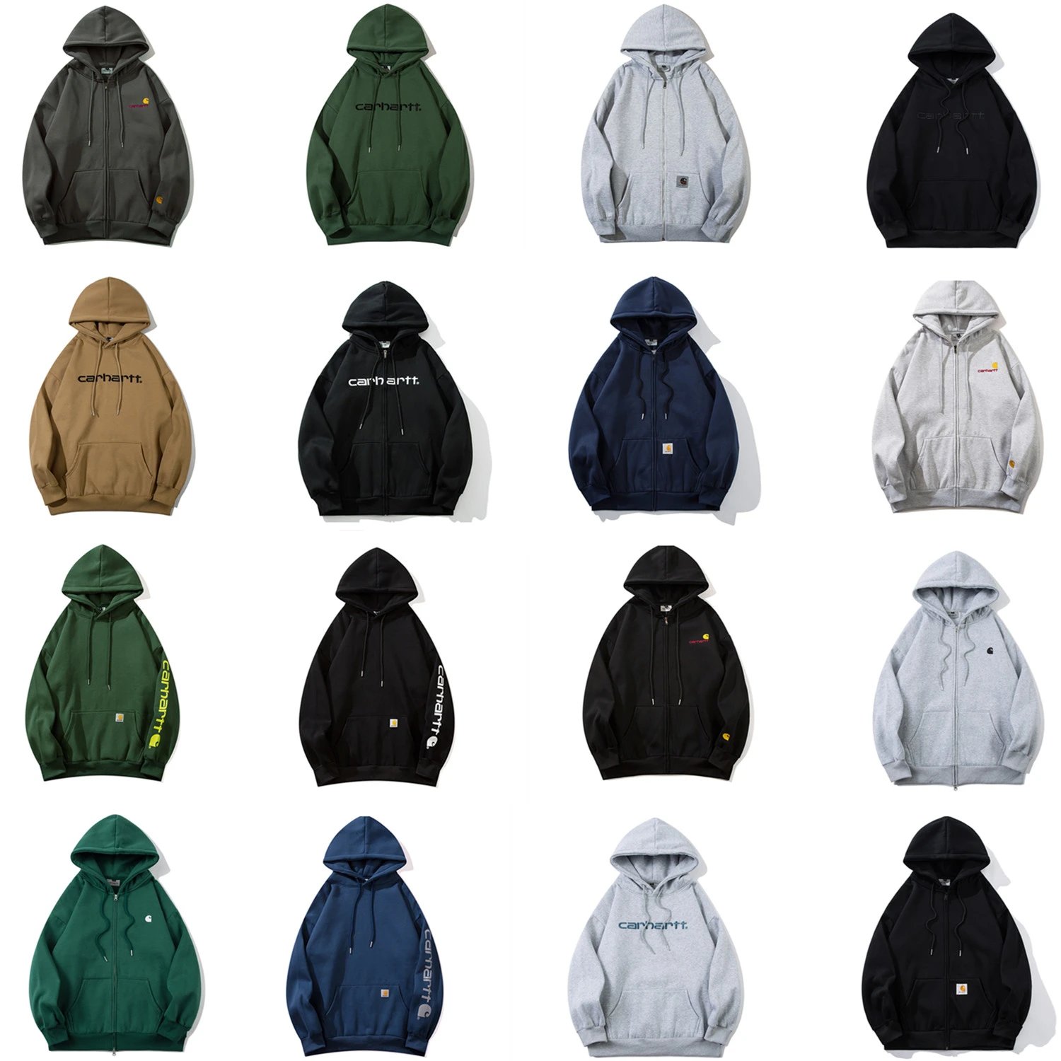 Carhartt Zip-Up Hoodie in Vari