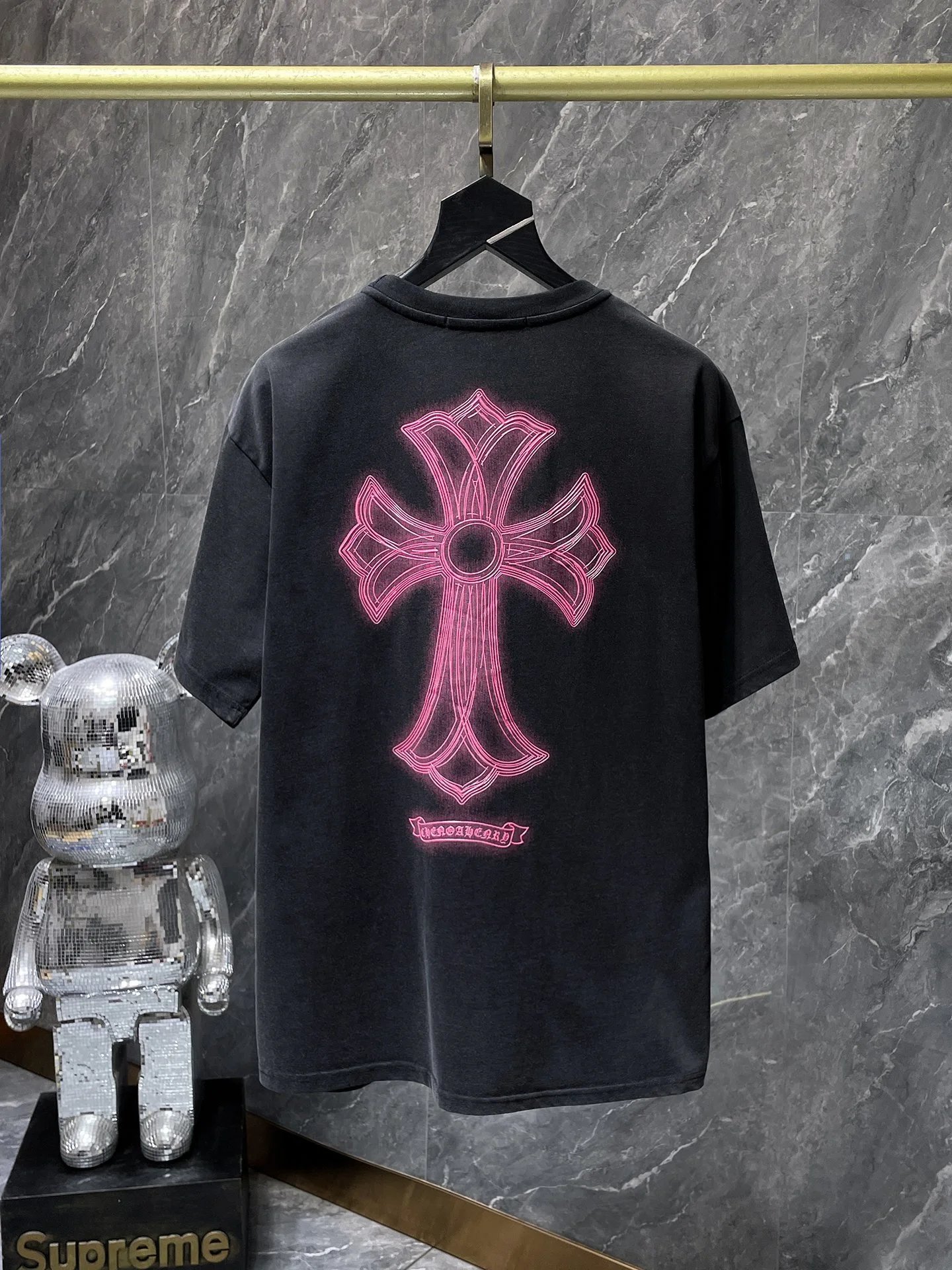 Chrome Hearts White Graphic Print Oversized T-Shirt
