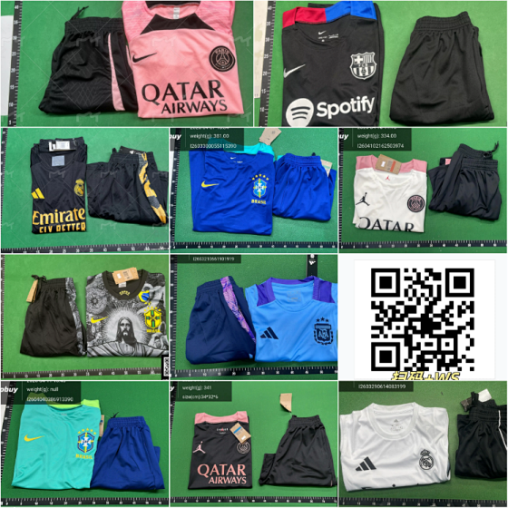 AK01-2526 Training Jersey & Vest Set: Inter, Arsenal, Bayern, Brazil, Chelsea, Napoli, Barcelona WS+86 176 8995 0063