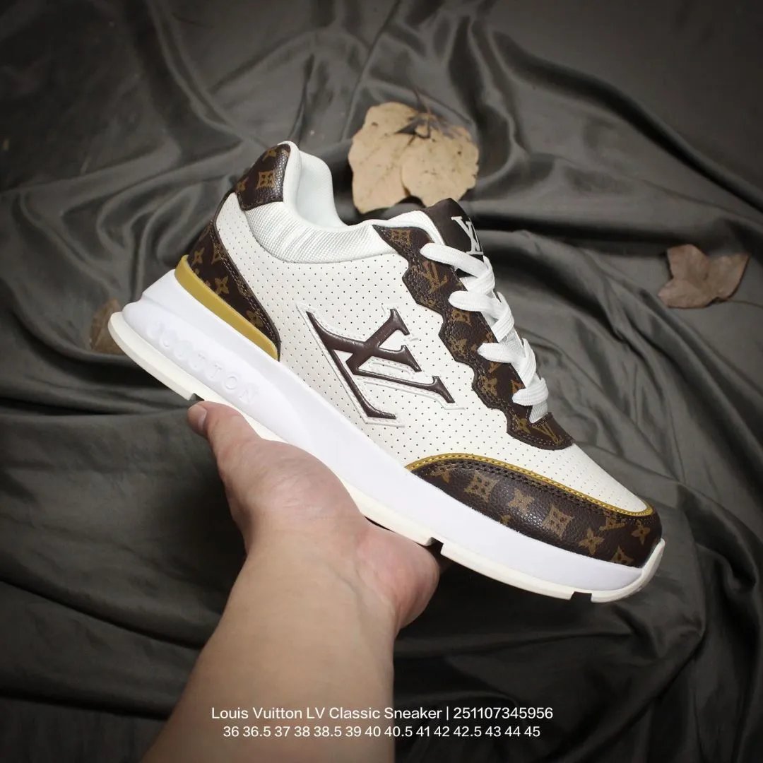 Louis Vuitton Sneakers Low-Top Monogram Lace-Up — LV0019