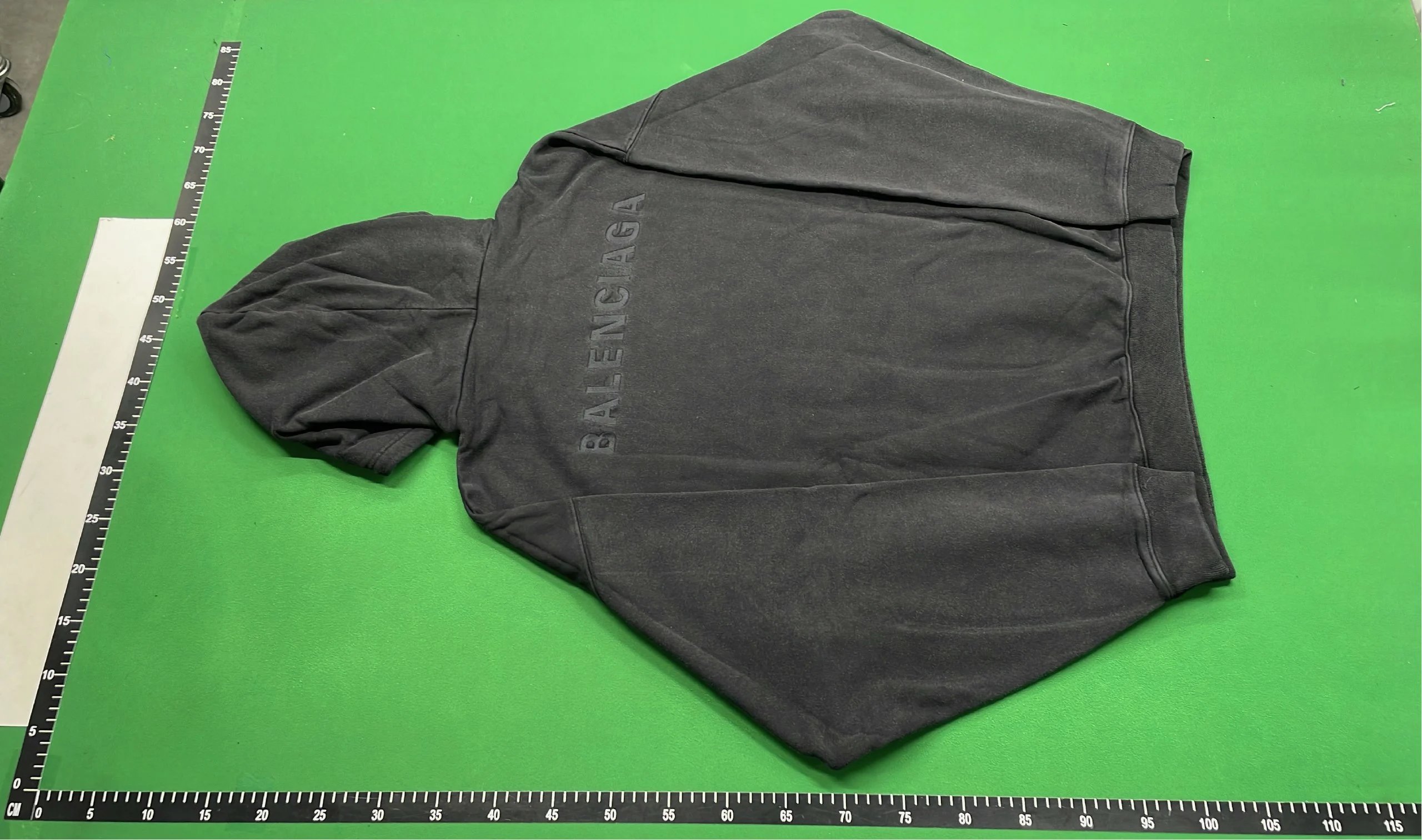 Washed Embroidered Distressed Hoodie photo 5