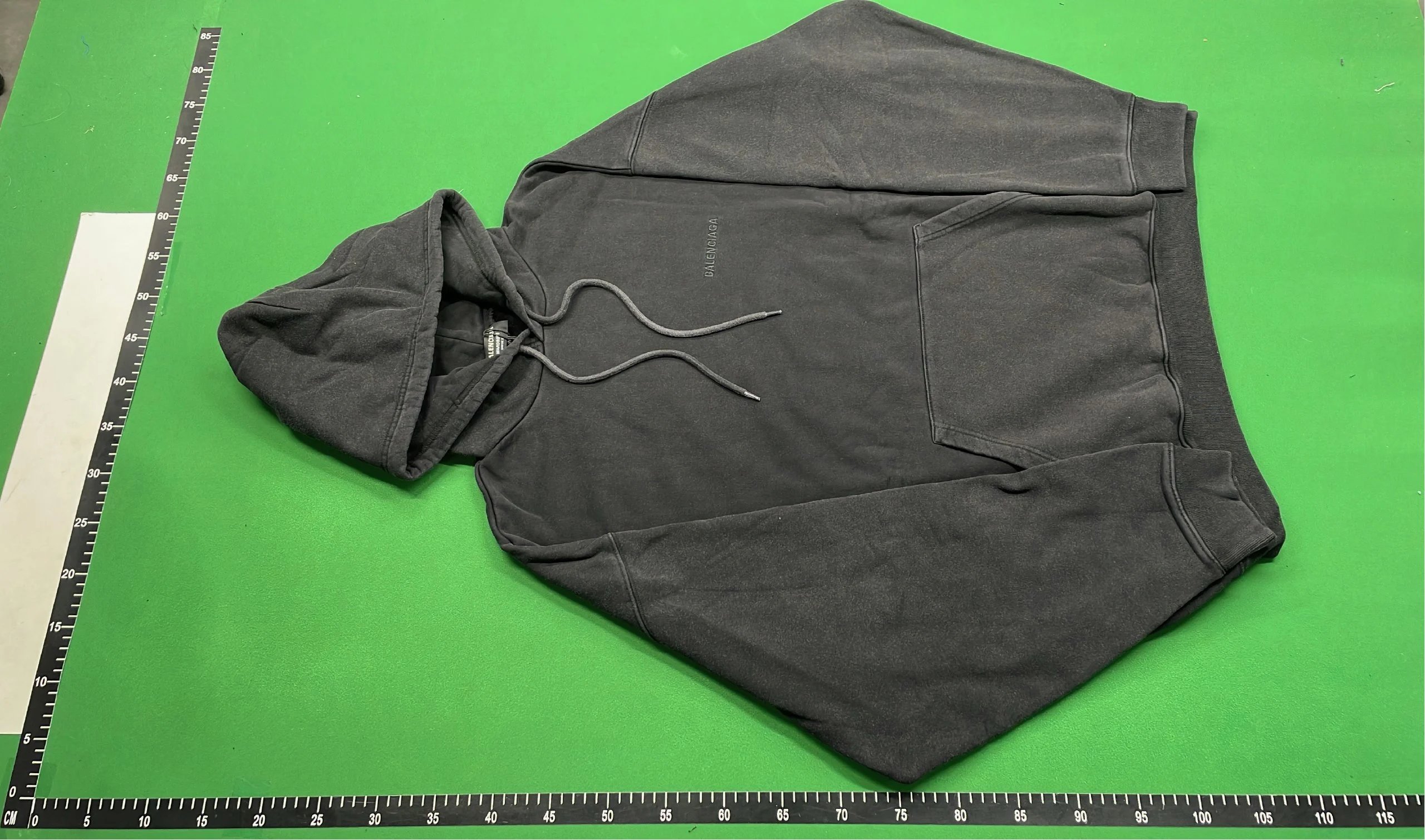 Washed Embroidered Distressed Hoodie photo 2