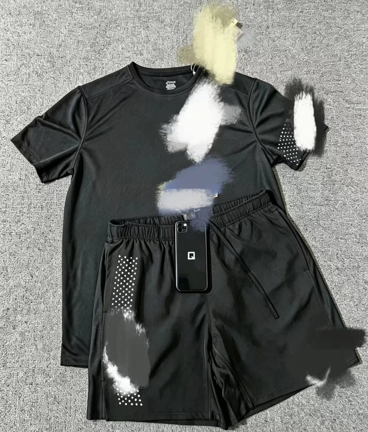 Black Asian T-shirt set