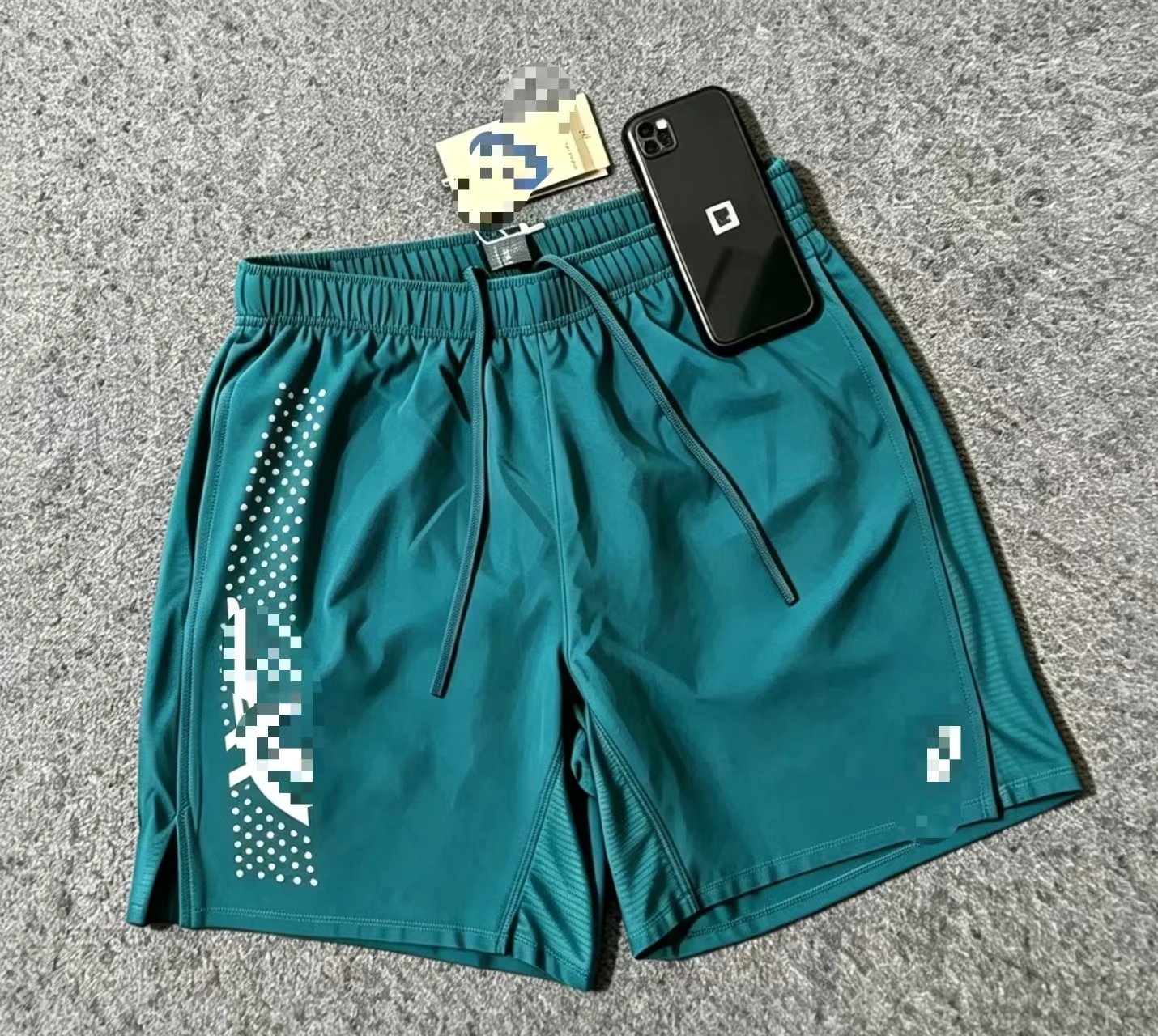 Green Asian shorts
