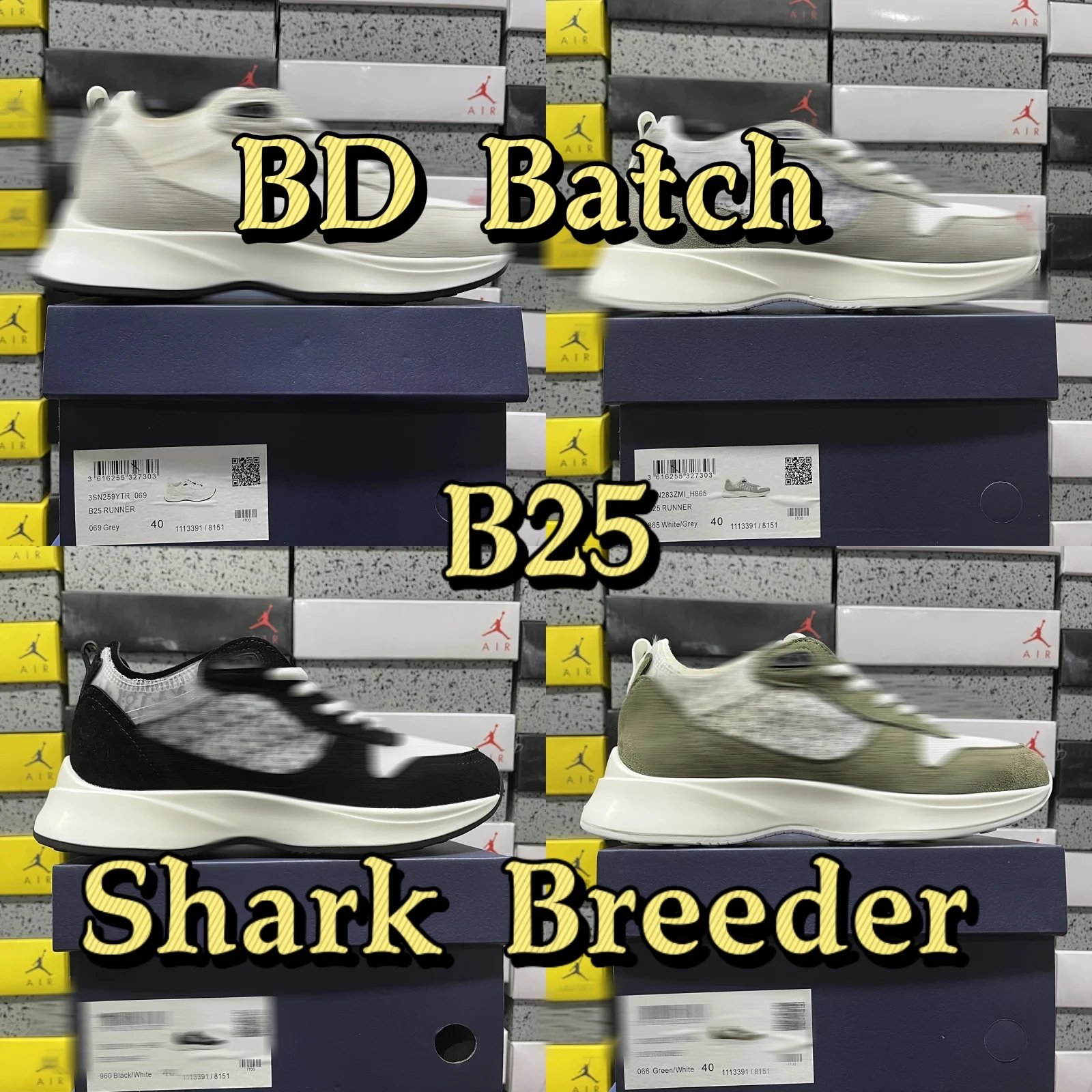 【BD版】 B25 Runner运动鞋跑步鞋/