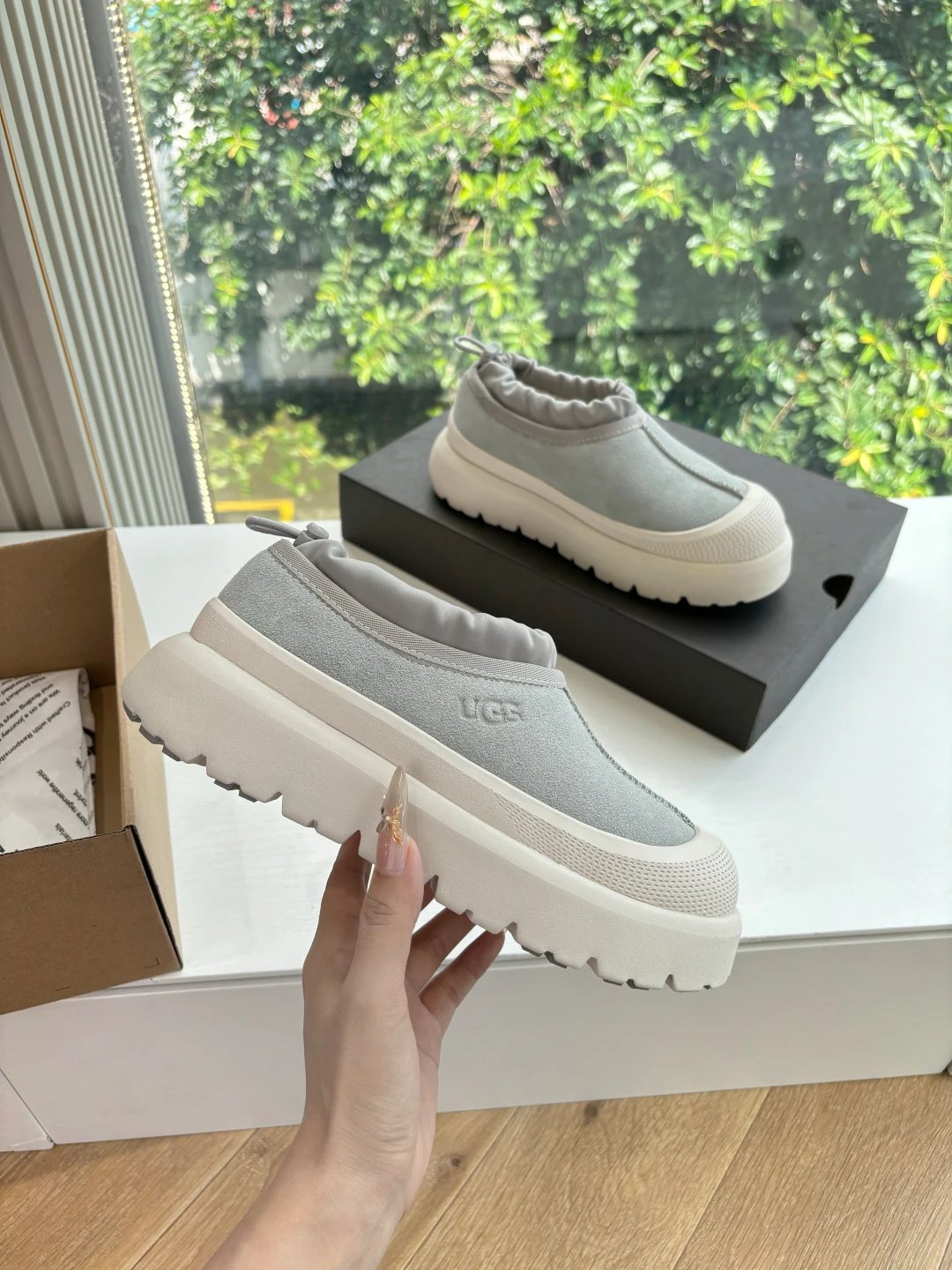 UGG G026 Unisex Slip-Resistant EVA Platform Grey Shoes​  - Related Product - Cnfans