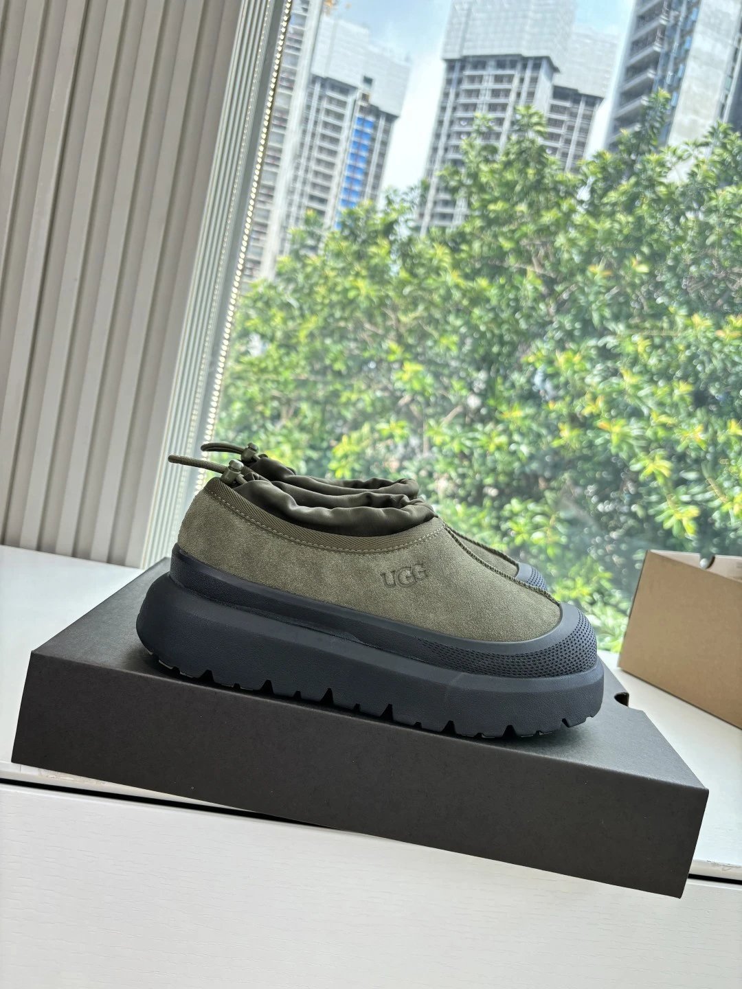 UGG G026 Unisex Green Platform Casual Shoes, FW New - UGG - Cnfans - $74.19