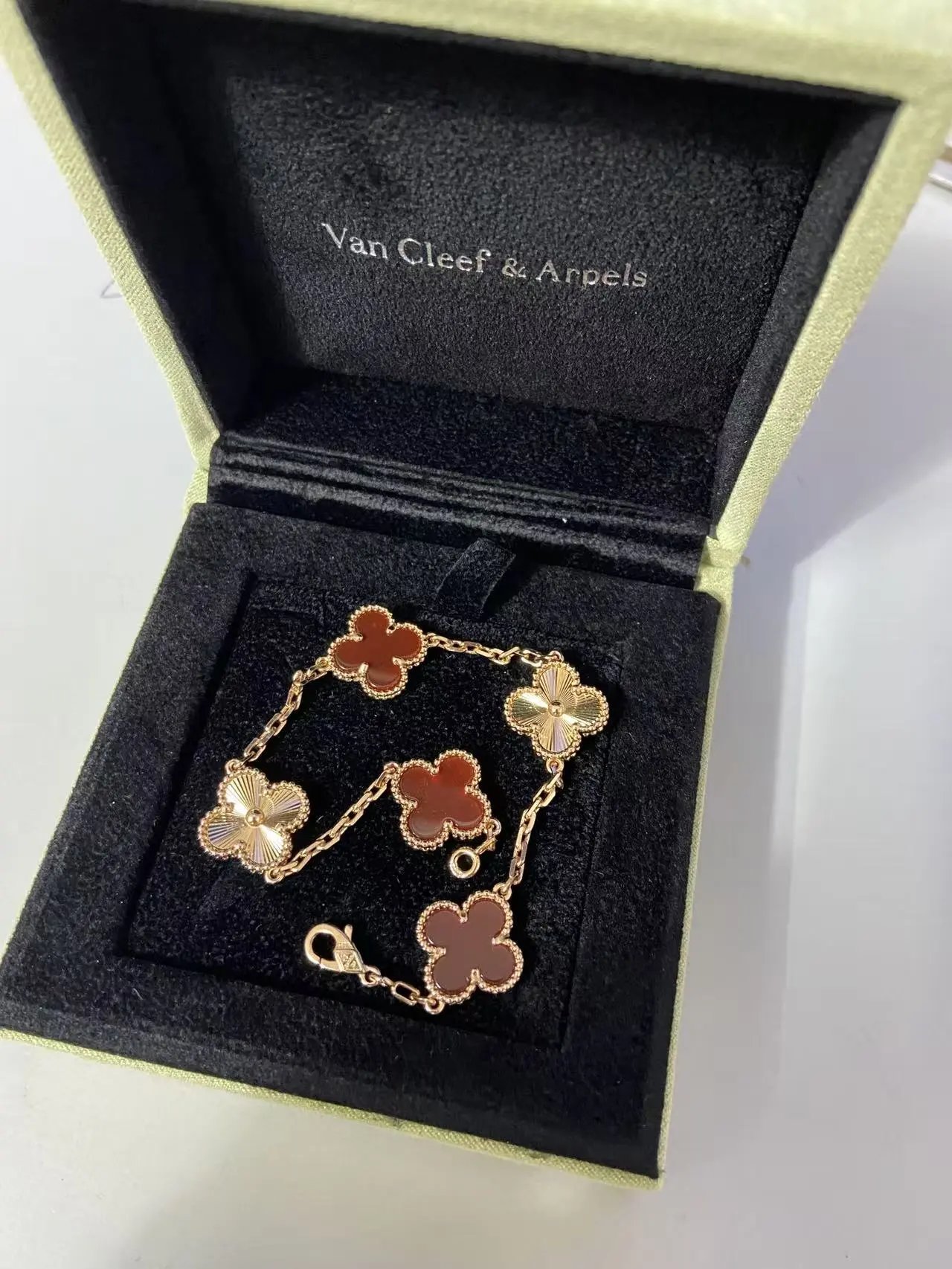 玫瑰金红玛瑙间镭射