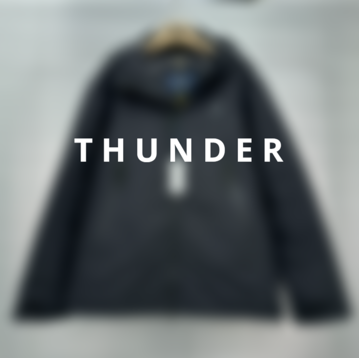 Pony embroidered hooded down jacket