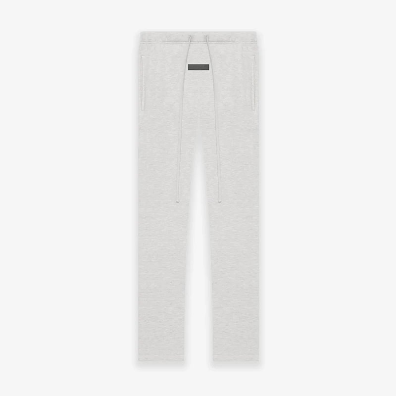 Light grey straight leg pants/LIGHT OATMEAL
