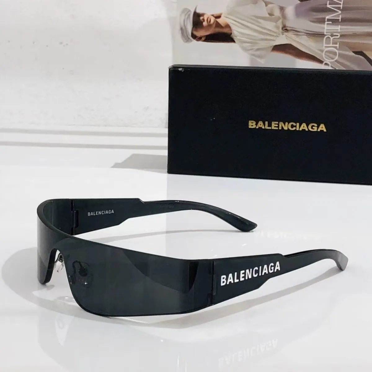 Balenciaga BB0041S Integrated Sunglasses