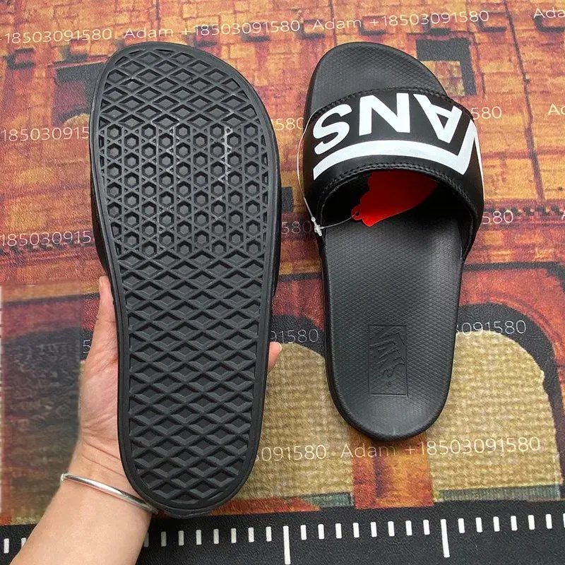 Vans Logo Slide Sandals