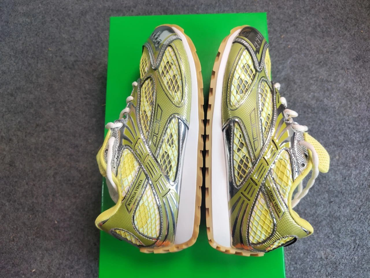 Bottega Veneta Orbit Mesh Running Sneakers