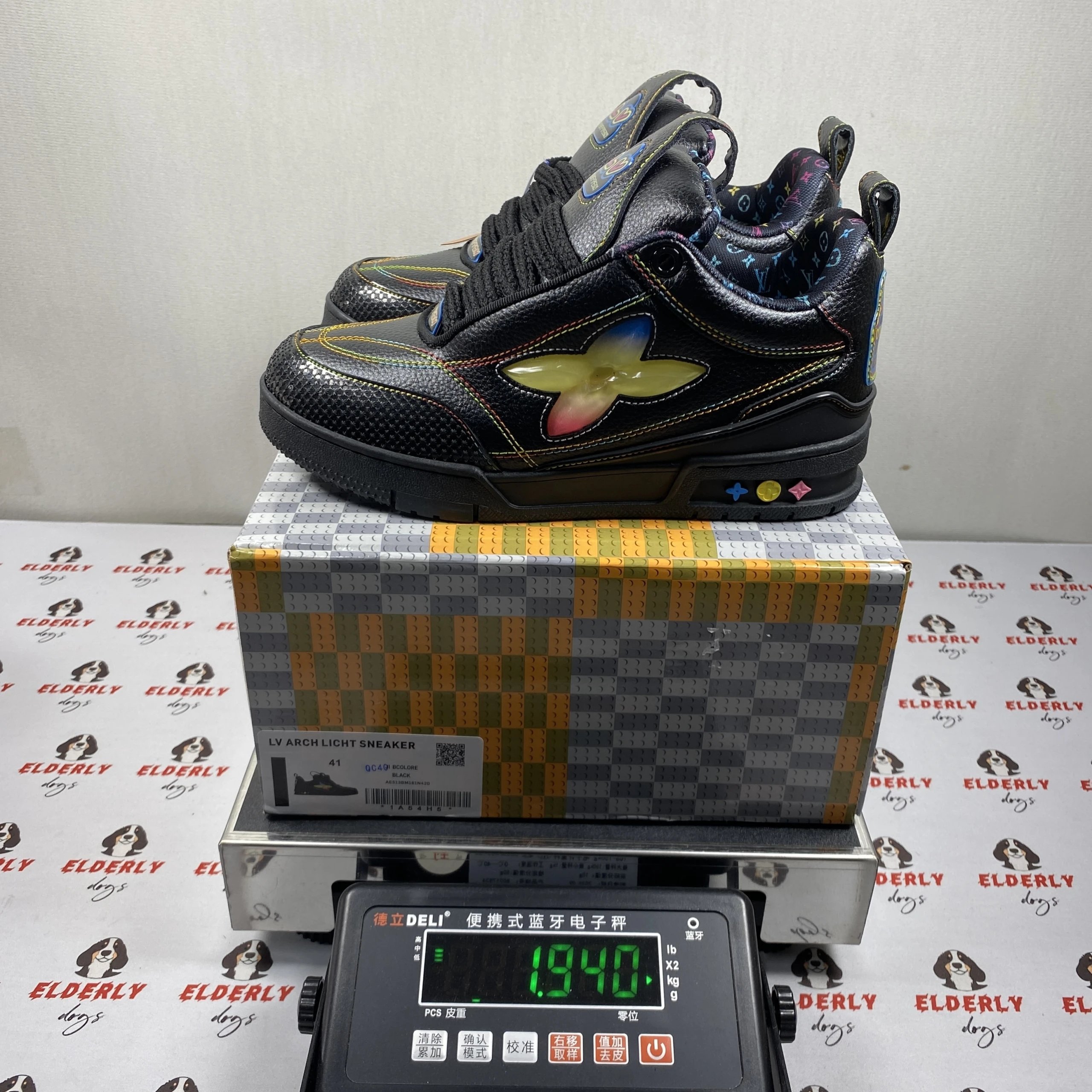 Louis Vuitton Skate Low Black Multi Color 1A94H5