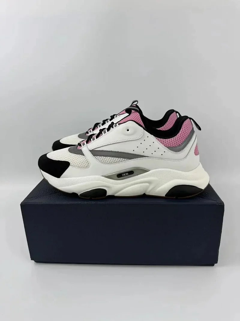 Gray Pink White
