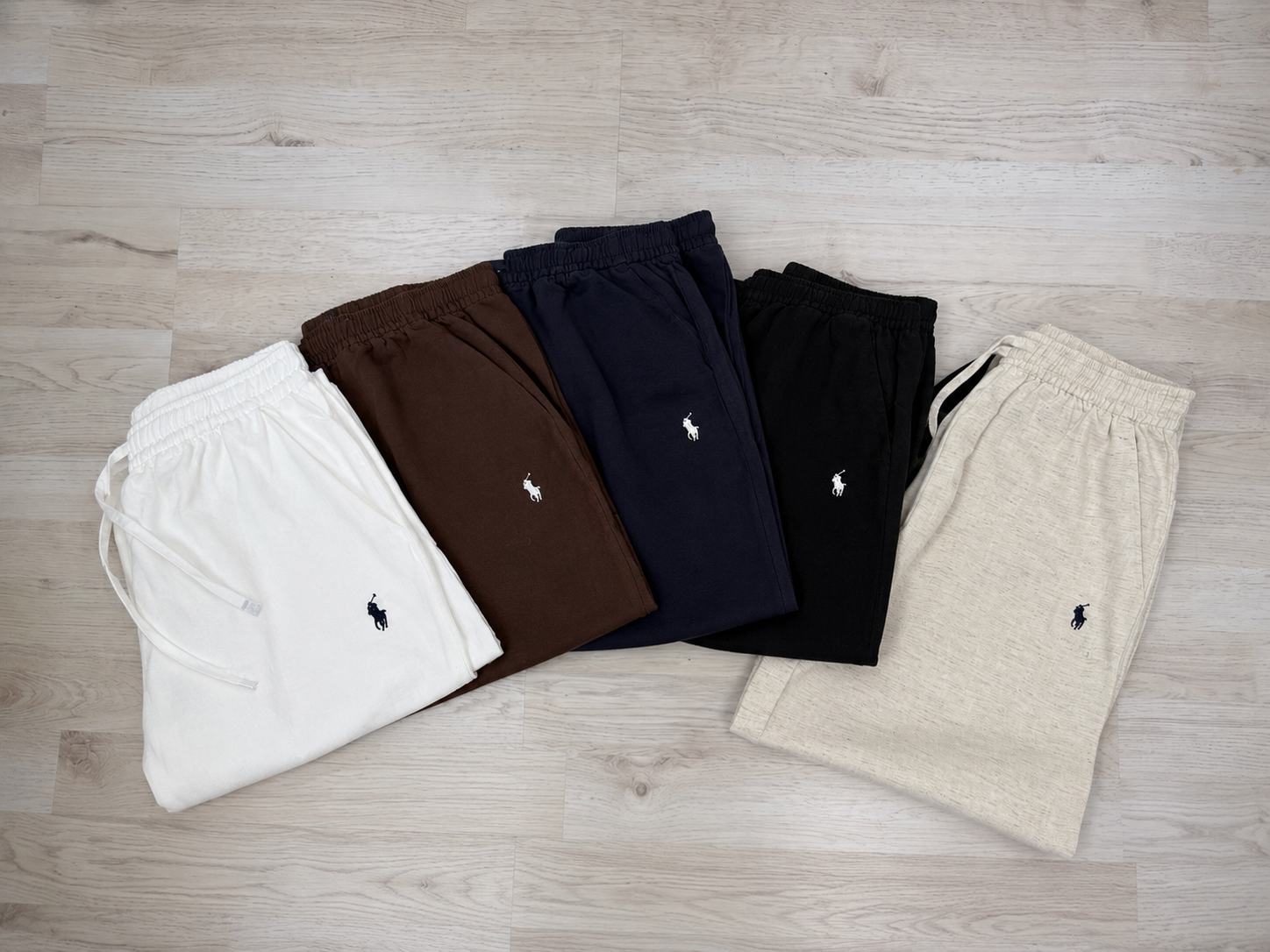 Embroidered linen wide leg pants for women, breathable, elastic waistband, drawstring straight leg casual pants