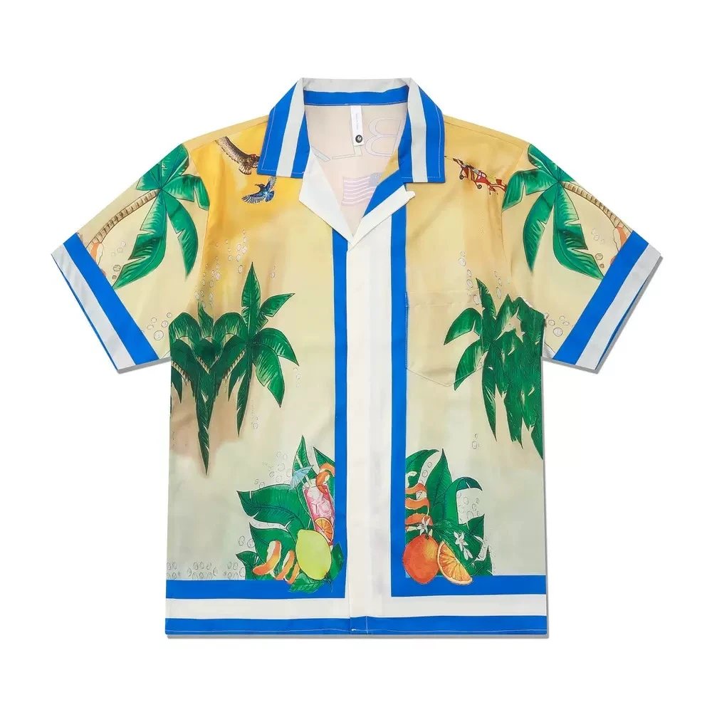 Hawaiian-Style Resort Wear Short-Sleeved Shirt photo 7